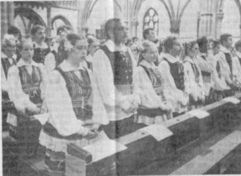 polnische Trachtengruppe