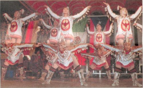 Trachtengruppe aus Jakutien