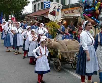 Die TVG Starkenburg beim Winzerfestumzug in Bensheim