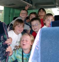 Die Gaudi begann bei uns schon im Bus.