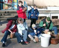 Die Rüben wurden ausgehöhlt