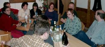 Gemeinsames Beisammensein am Abend