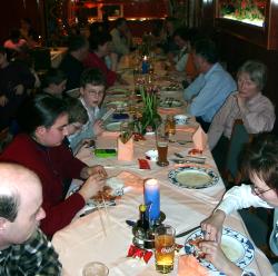 Unser Tisch von rechts