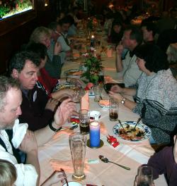 Unser Tisch von links