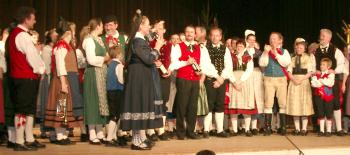 Evelyn dankt allen Teilnehmern