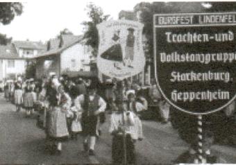 Die TVG Starkenburg beim Lindenfelser Burg- und Trachtenfest