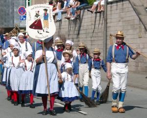 Die TVG-Starkenburg beim Winzerfestumzug in Bensheim