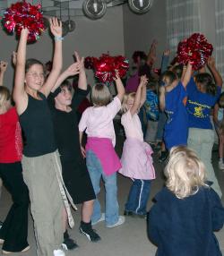 Die Cheerleader- Tänzer