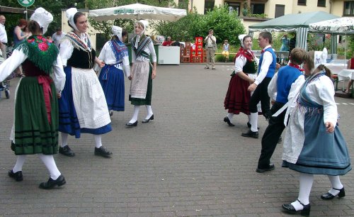 Die Kinder- und Jugendlichen der TVG Starkenburg während der Aufführung