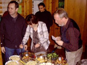 Das Buffet ist eröffnet