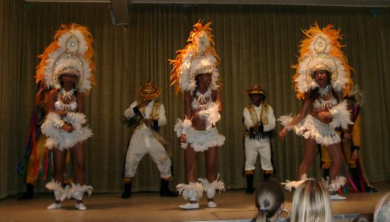 Die brasilianische Trachtengruppe.